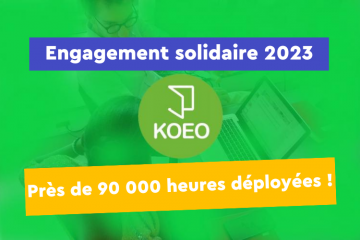 2024 : en route vers les 450 000 heures de mécénat de compétences pour KOEO !