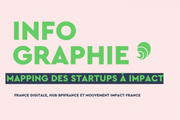 Mapping des startups à impact. Crédit : Carenews.