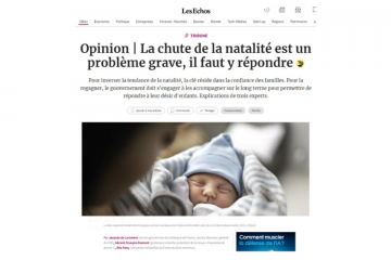 Une tribune parue dans le journal Les Echos 