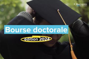 Les candidatures pour la 12e édition de la bourse doctorale sont ouvertes !