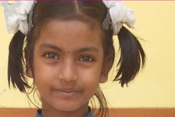 Renu, orpheline indienne sauvée par le parrainage international