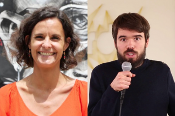 Maud Sarda et Adrien Montagut ont été élus le 7 mars à la présidence des Licoornes. Crédit : Label Emmaüs et DR. 