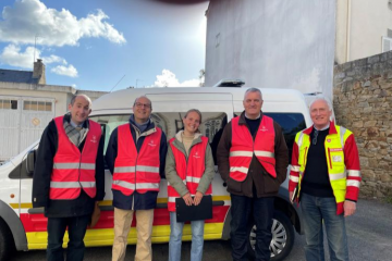 Les bénévoles de la délégation du Morbihan lancent une nouvelle maraude sociale à Vannes - Crédit photo : DR.