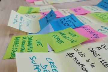 Post it colorés