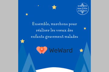 Réaliser les vœux des enfants gravement malades en marchant ? Oui, c'est possible