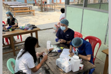 Myanmar : Première Urgence Internationale en première ligne de la réponse humanitaire au séisme du 28 mars, avec la Fondation SUEZ 