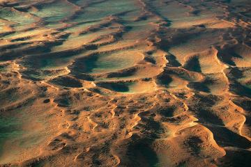 Beginning of the Namib desert, west of Gamsberg, region of Windhoek, Namibia (22°35' S, 17°02' E). © Yann Arthus-Bertrand
