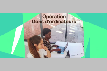 Visuel illustration de l'actualité Opération de don d'ordinateurs