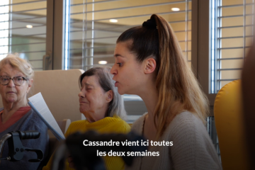 [VIDEO] Immersion à l'EHPAD La Sarra avec BFM Lyon