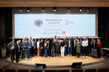 Les lauréats 2025 du Prix Médias et Ruralités. Crédit : RTE 