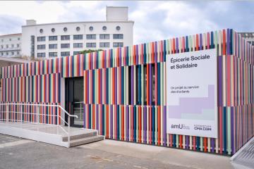 Des conteneurs transformés en Epicerie Sociale et Solidaire, un projet innovant pour les étudiants du campus amU Saint-Charles Marseille