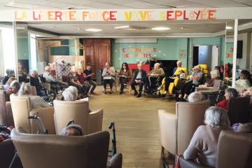 Avec le Printemps des Poètes, la liberté s’invite en EHPAD