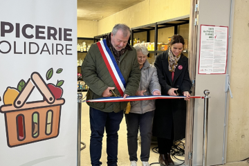 Inauguration de l'épicerie solidaire de Bois d'Arcy (78)
