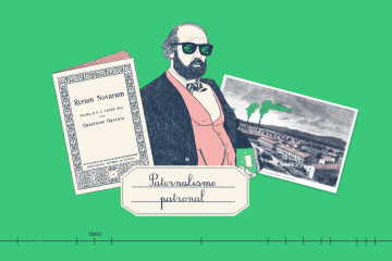Le paternalisme, qui apparaît au XIXe siècle avec la révolution industrielle, disparaît progressivement au XXe siècle, notamment avec l'avènement de la Sécurité sociale. Au centre, Jean-Baptiste André Godin. Crédit : Agathe Hocquet, Carenews. 
