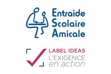 Entraide Scolaire Amicale obtient pour la 4ème fois le Label IDEAS