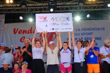110 000 € collectés en 24 heures de paddle solidaire grâce à Vendée Cœur