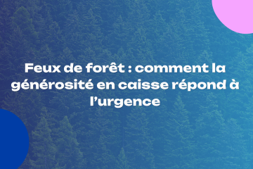  Feux de forêt : comment la générosité en caisse répond à l’urgence 