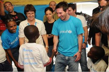 Messi offre un gros chèque à l’Unicef, pour se racheter ? 