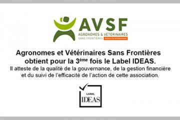 AVSF obtient pour la 3e fois le Label IDEAS