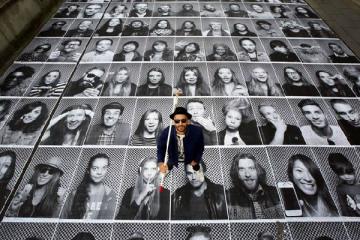 JR au Panthéon : un artiste habille la restauration