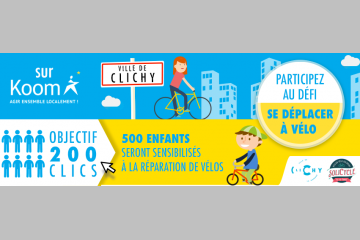 200 CLICS = 5000€ pour SoliCycle Clichy 