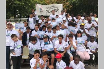 La Fondation FDJ aux côtés du Secours populaire français sur le Tour de France