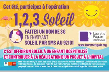 1 SMS pour soutenir les enfants hospitalisés cet été !