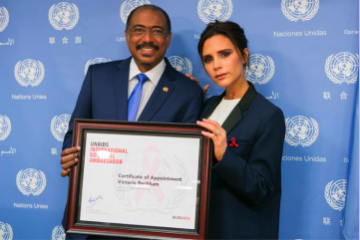 Victoria Beckham, nouvelle ambassadrice d'ONUSIDA