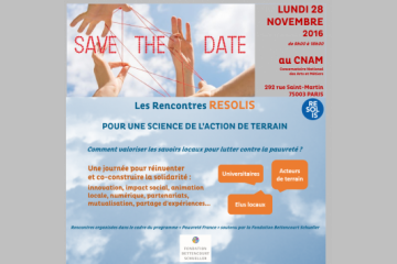 SAVE THE DATE ! - Rencontres RESOLIS LE 28 NOVEMBRE 2016