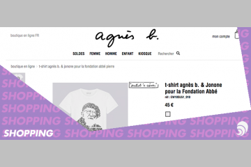 [SHOPPING] Le tee-shirt d'Agnès b. pour la Fondation Abbé Pierre