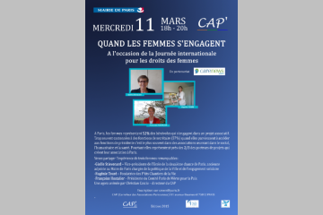 Quand les femmes s'engagent, soirée Carrefour des Associations de Paris ce soir