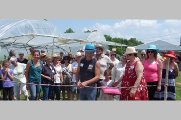 L'association « au potager solidaire » inaugure l’extension de son jardin (38)