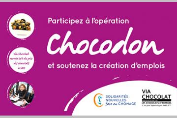 Opération CHOCODON jusqu'au 31 janvier 2018