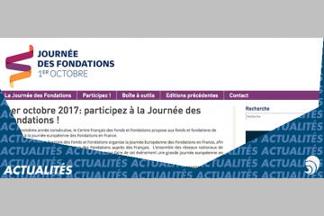 Journée des Fondations : le CFF organise une matinée-débat