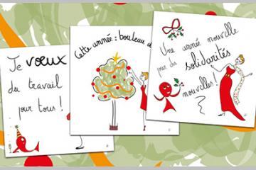 Des cartes de vœux solidaires avec Albane Devouge