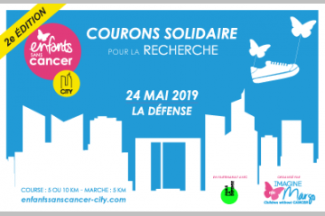 Course Enfants sans Cancer City 2019 : inscrivez-vous dès maintenant !