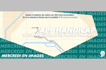 [EN IMAGES] APF Handicap détourne le plan du métro parisien