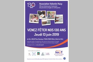 Jeudi 13 juin: le Village Valentin Haüy s'installe devant la Mairie du 4e !