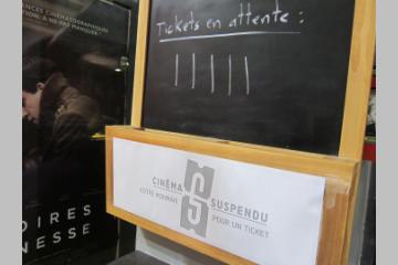 Le « Ciné suspendu » est arrivé à Saint Étienne !
