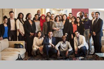 Anne Hidalgo, Maire de Paris, rencontre les Different Leaders