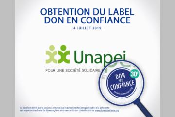L'Unapei obtient le label "Don en Confiance"