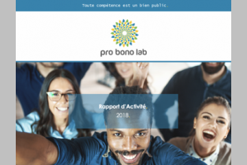 [RAPPORT D'ACTIVITE] 2018, année de référence et de renouveau pour Pro Bono Lab