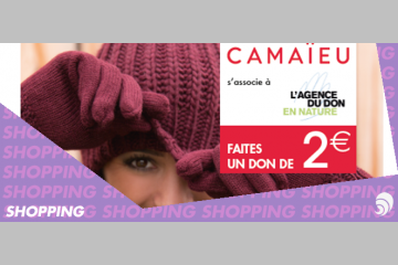 [SHOPPING] « Offrez un peu de chaleur » avec Camaïeu et l'ADN