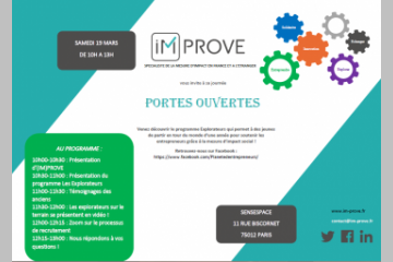 (IM)PROVE vous invite à sa journée Portes Ouvertes ! 