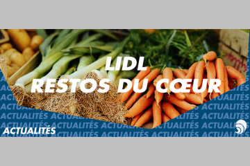 Lidl remet un chèque de 1 250 000 euros aux Restos du Cœur