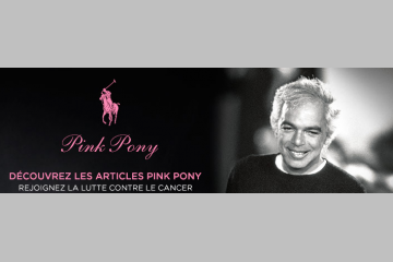 En octobre, Ralph Lauren aussi se teint en rose 