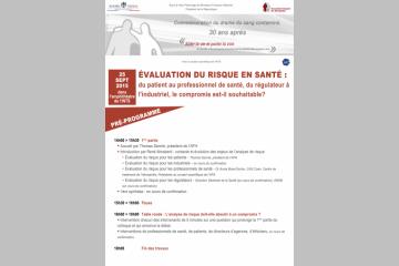 Colloque sur lévaluation du risque en santé