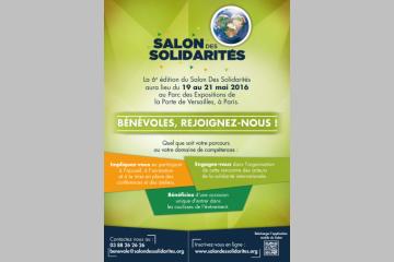 Salon des Solidarités 2016 : Devenez Bénévoles !