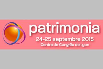 Salon PATRIMONIA les 24 & 25 septembre 2015 au centre des congrès de Lyon