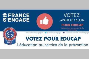 CAP SAAA finaliste du concours La France s'engage ! Votez avant le 13 juin !